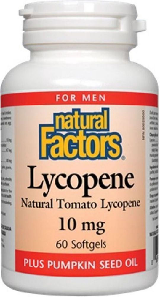 NATURAL FACTORS Lycopene (10 mg - 60 sgels)