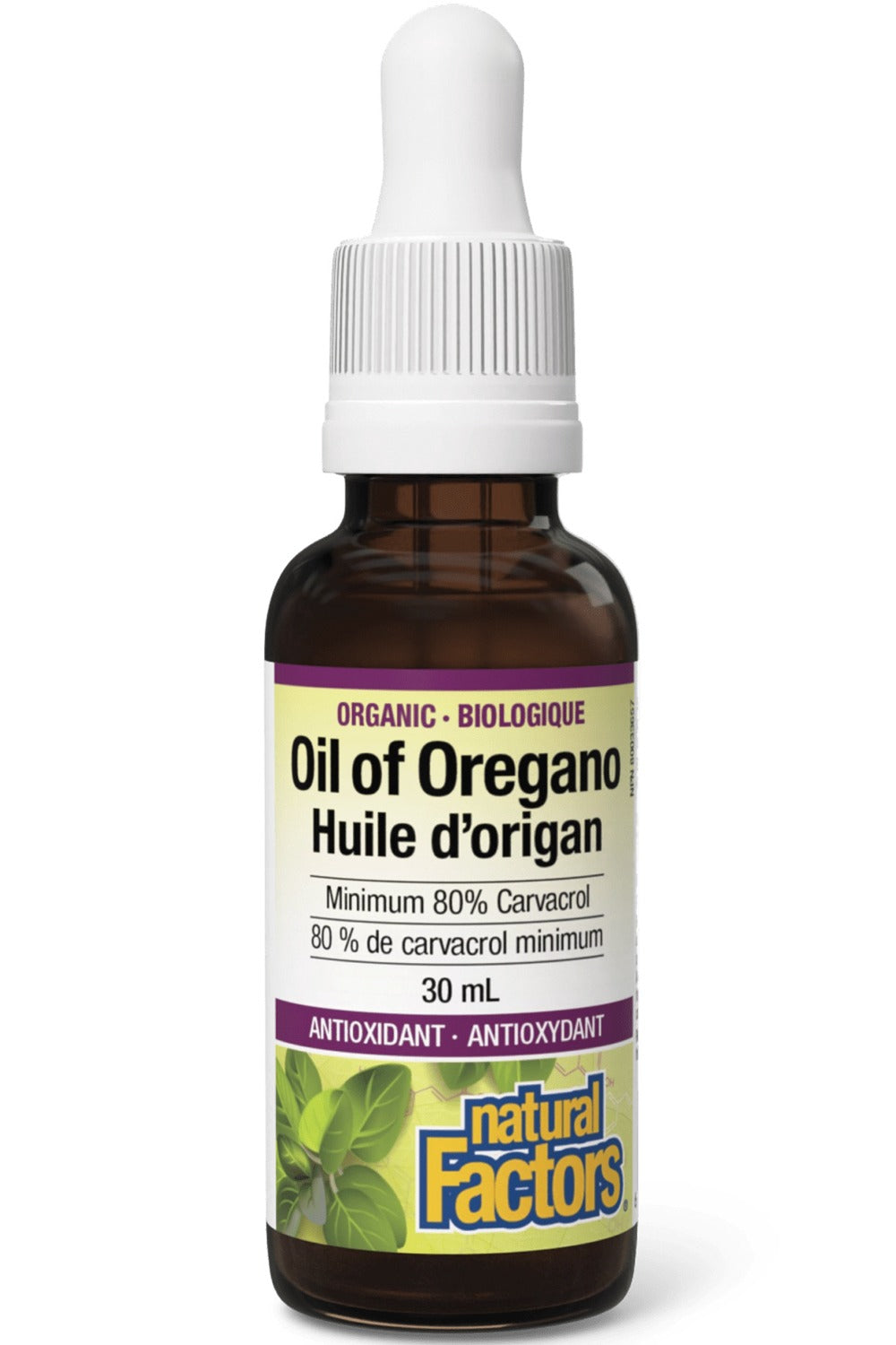 NATURAL FACTORS - Organic Oil of Oregano (15 ml)