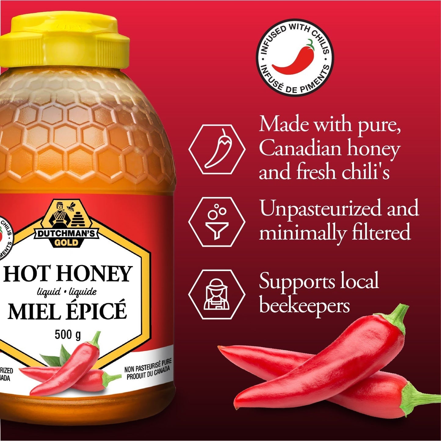 DUTCHMAN'S GOLD Hot Honey