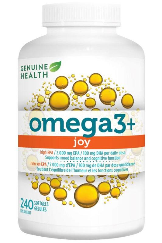 GENUINE HEALTH Omega3+ JOY (240 softgels)