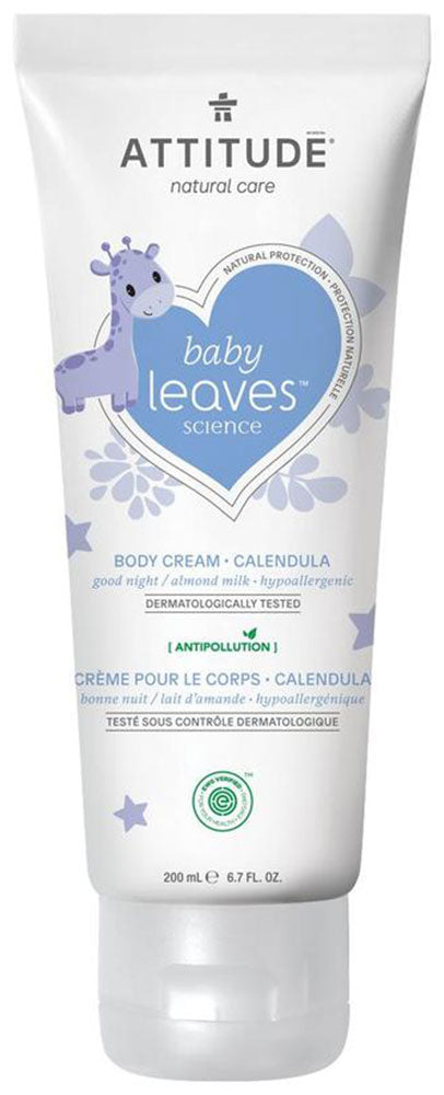 ATTITUDE Body Cream for Baby - Calendula (Almond Milk - 200 ml)
