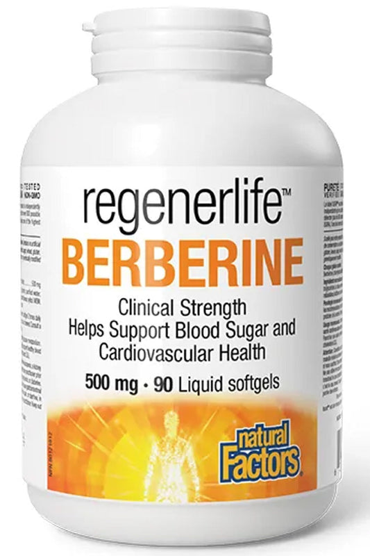 NATURAL FACTORS regenerlife Berberine (90 softgels)
