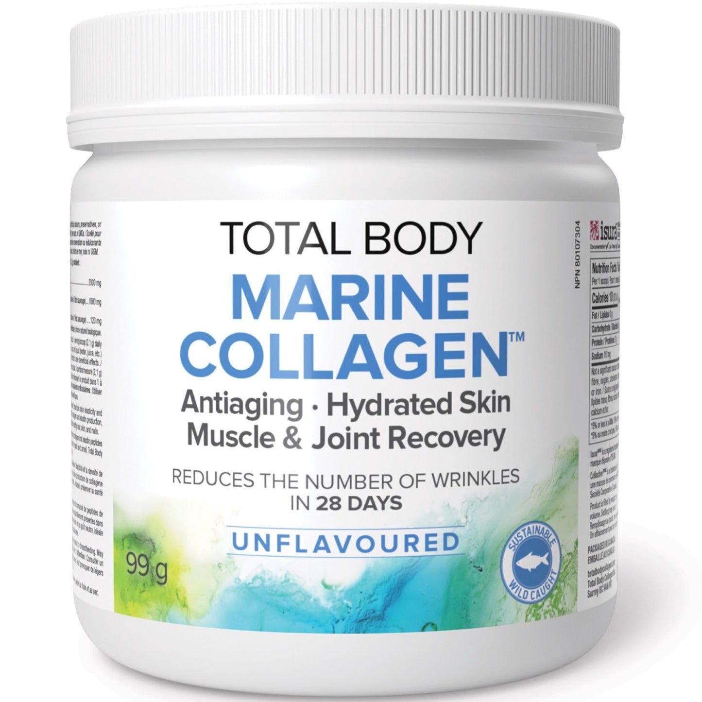 NATURAL FACTORS Total Body Marine Collagen (Unflavoured - 135 g)