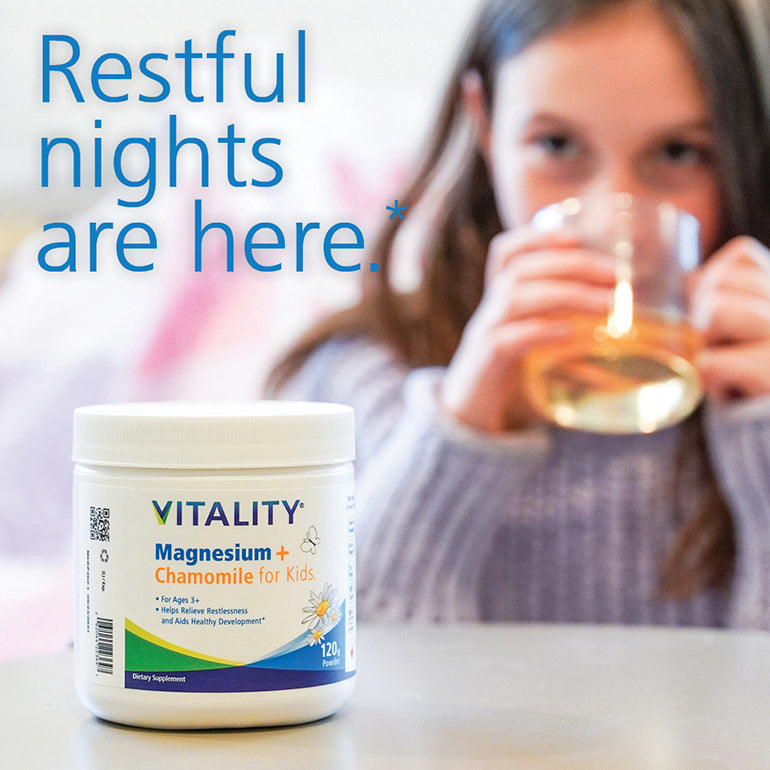 VITALITY Magnesium + Chamomile Powder - Kids