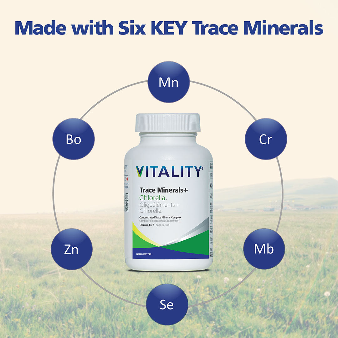 VITALITY Trace Minerals + Organic Chlorella