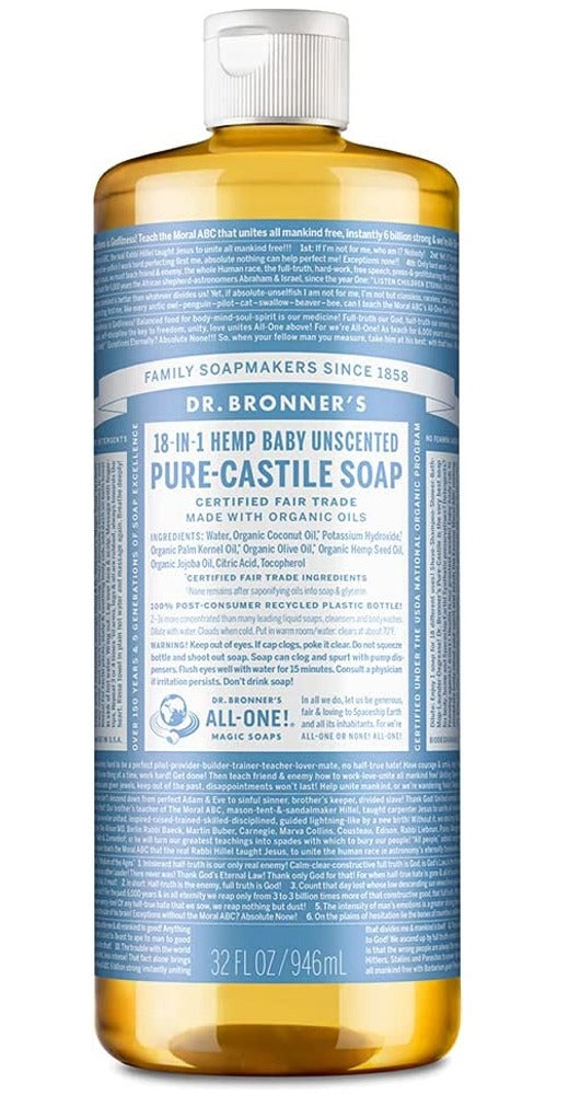 DR BRONNER'S Pure Castile Soap Baby (Unscented - 946 ml)