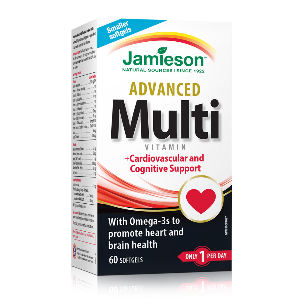 Jamieson Advanced Multivitamin & Omega-3 (60 Softgels)