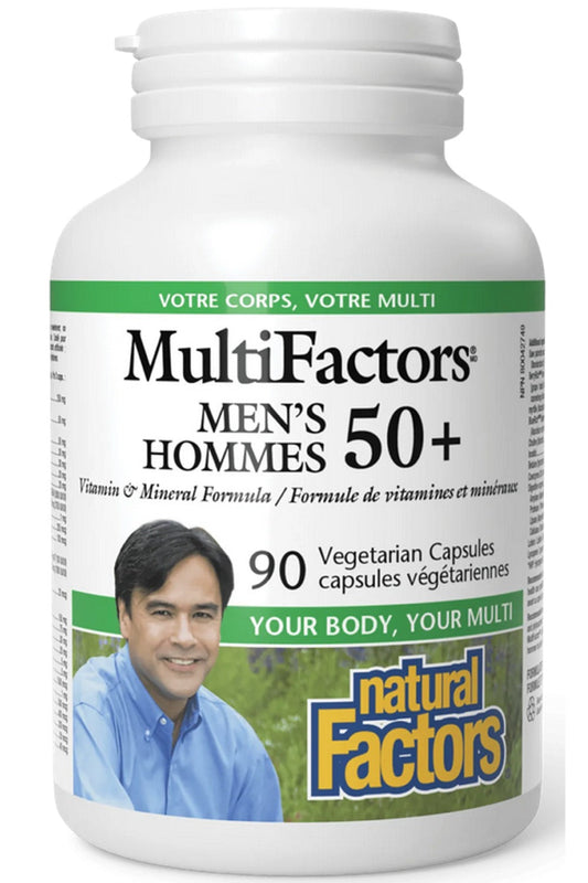 NATURAL FACTORS MultiFactors Men’s 50+ (90 vcaps)