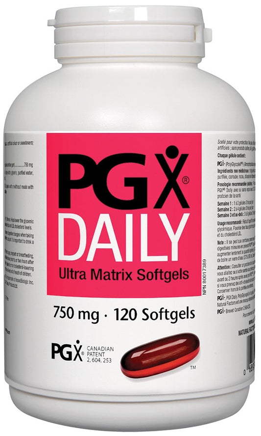 NATURAL FACTORS PGX Ultra Matrix (750mg - 120 sgels)