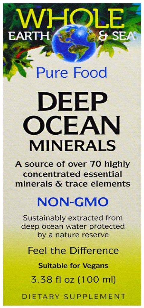 WHOLE EARTH & SEA Deep Ocean Minerals (100 ml)