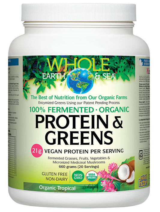 WHOLE EARTH & SEA Organic Protein & Greens (Tropical - 660 gr)