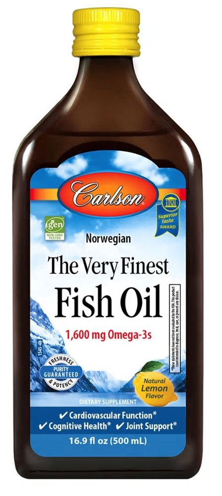 CARLSON Very Finest Fish Oil (Lemon - 500 ml)