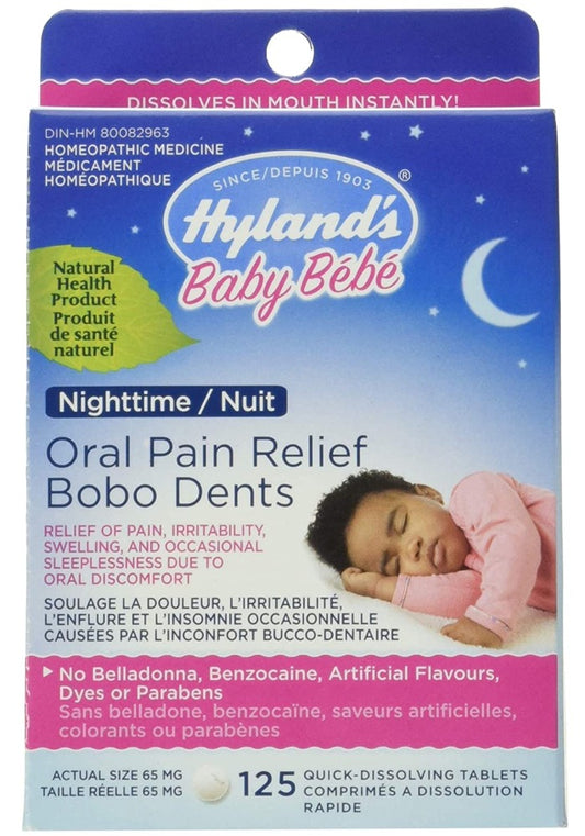 HYLANDS Baby Oral Pain Relief Night (125 tabs)