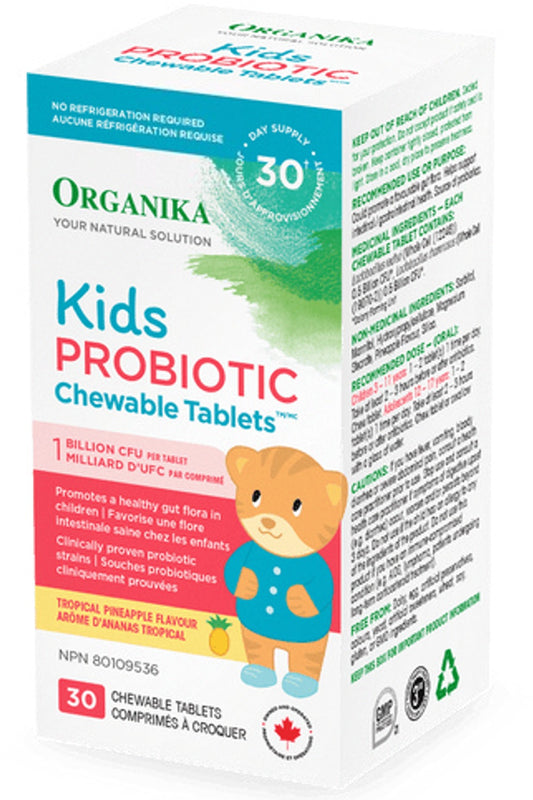 ORGANIKA Kids Chewable Probiotic (30 Tabs)