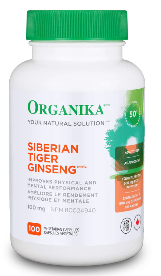 ORGANIKA Siberian Tiger Ginseng (100 mg - 100 caps)