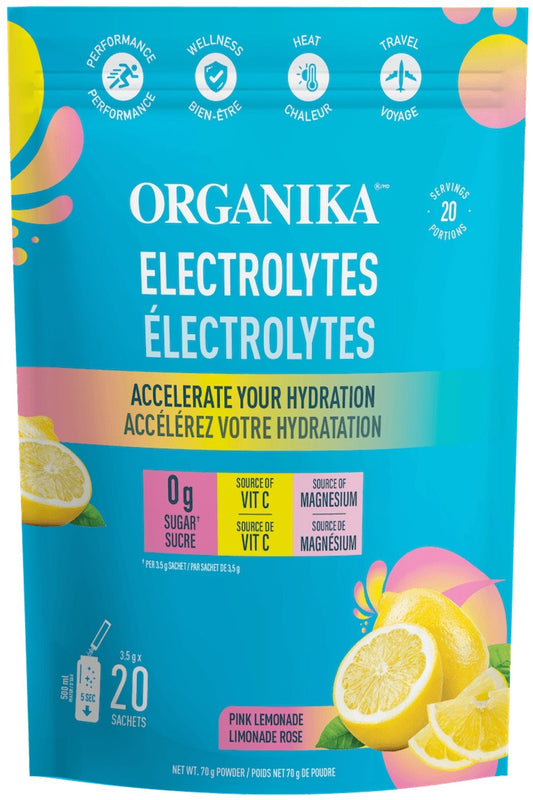 ORGANIKA Electrolytes - Pink Lemonade (20 Sachets)