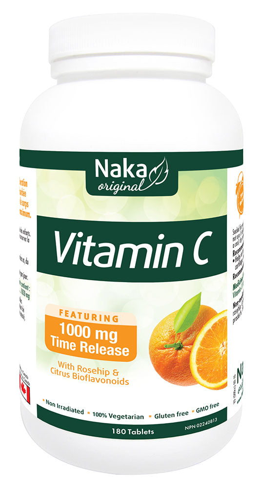 NAKA Vitamin C Time Release (1000 mg - 180 tabs)
