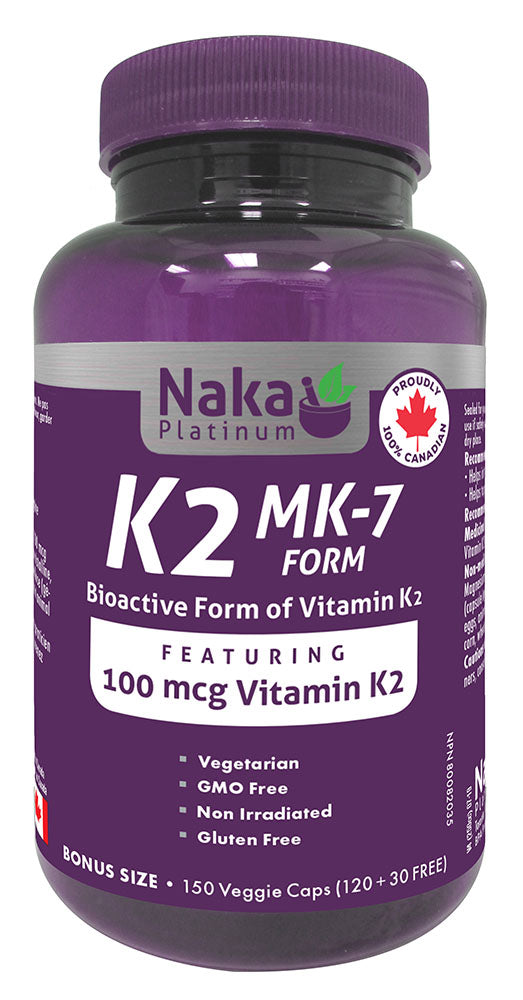 NAKA Platinum K2 (100 mcg - 150 veg caps)