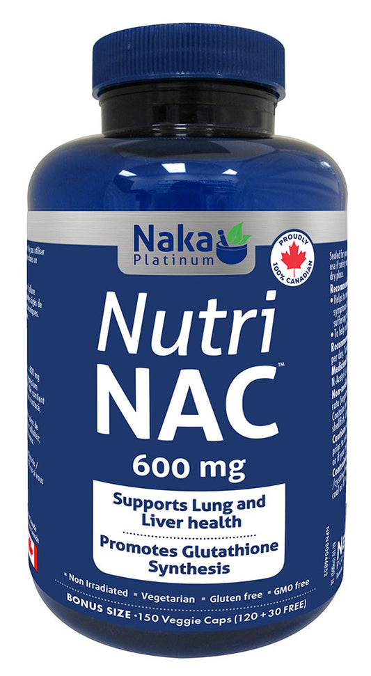 NAKA Platinum Nutri NAC (600 mg - 150 veg caps)