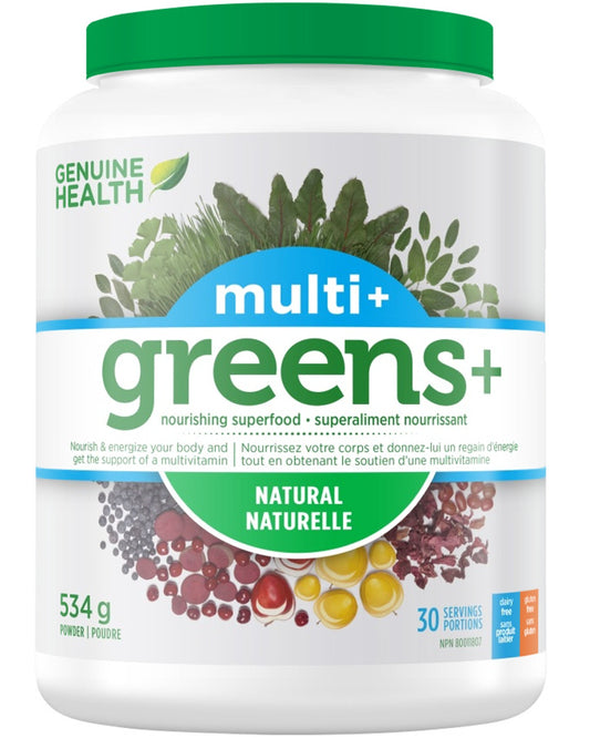 GENUINE HEALTH Greens+ Multi+ (Natural - 534 gr)