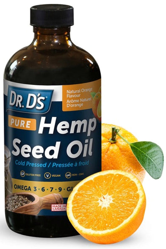 DR. D’S Pure Hemp Seed Oil (Orange - 250 ml)