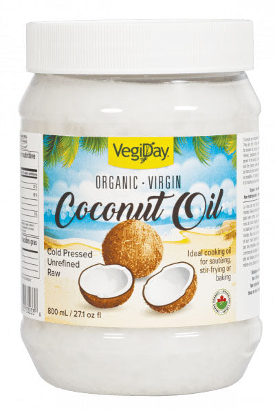 VEGIDAY Organic Virgin Coconut Oil (800 ml)
