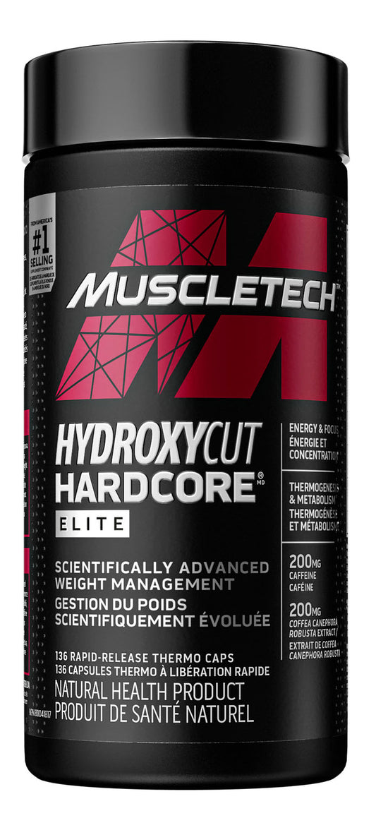 MUSCLE TECH Hydroxycut Hardcore Elite (136 caps)