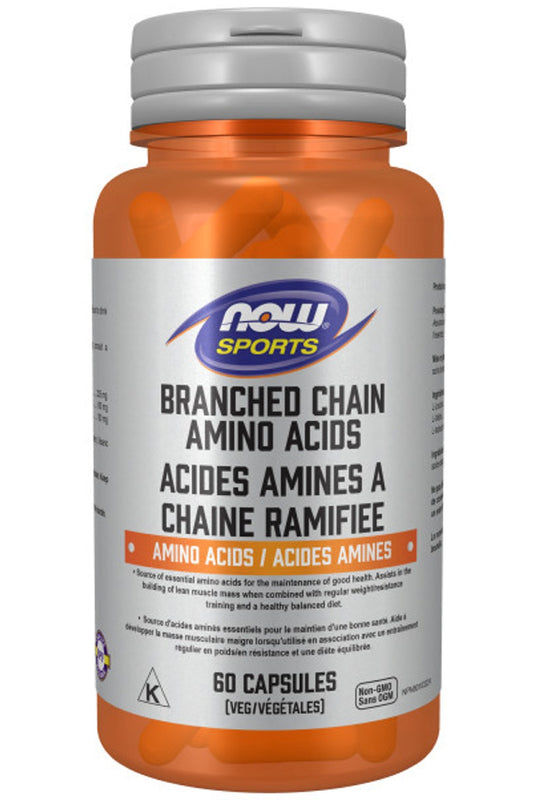 NOW SPORTS Branched Chain Amino Acids (60 caps)