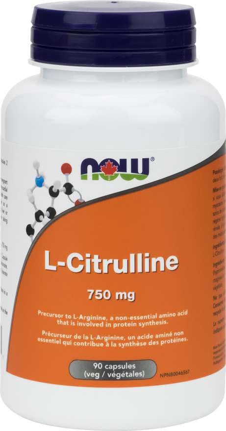 NOW L-Citrulline (750 mg - 90 veg caps)