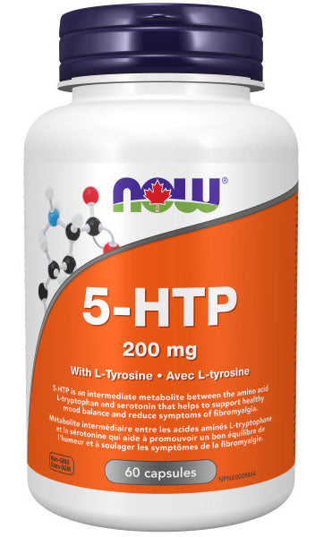 NOW 5-HTP with L- Tyrosine (200 mg - 60 caps)