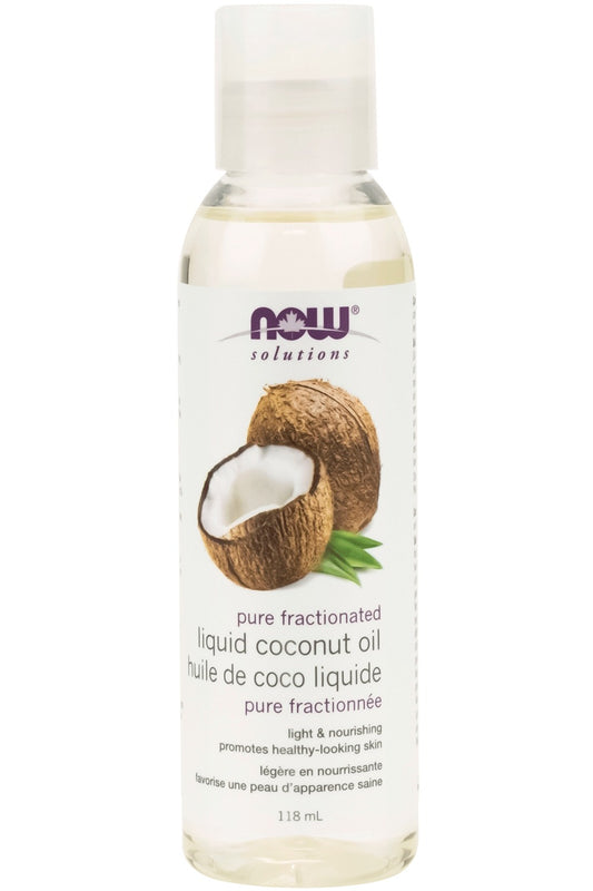 NOW Liquid Coconut Oil (Pure Fractionated - 118 ml)