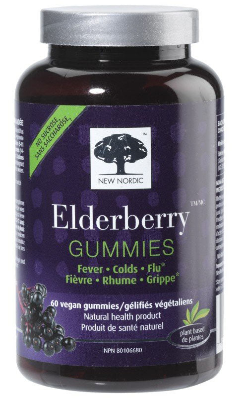 NEW NORDIC Elderberry Gummies (60 gummies)