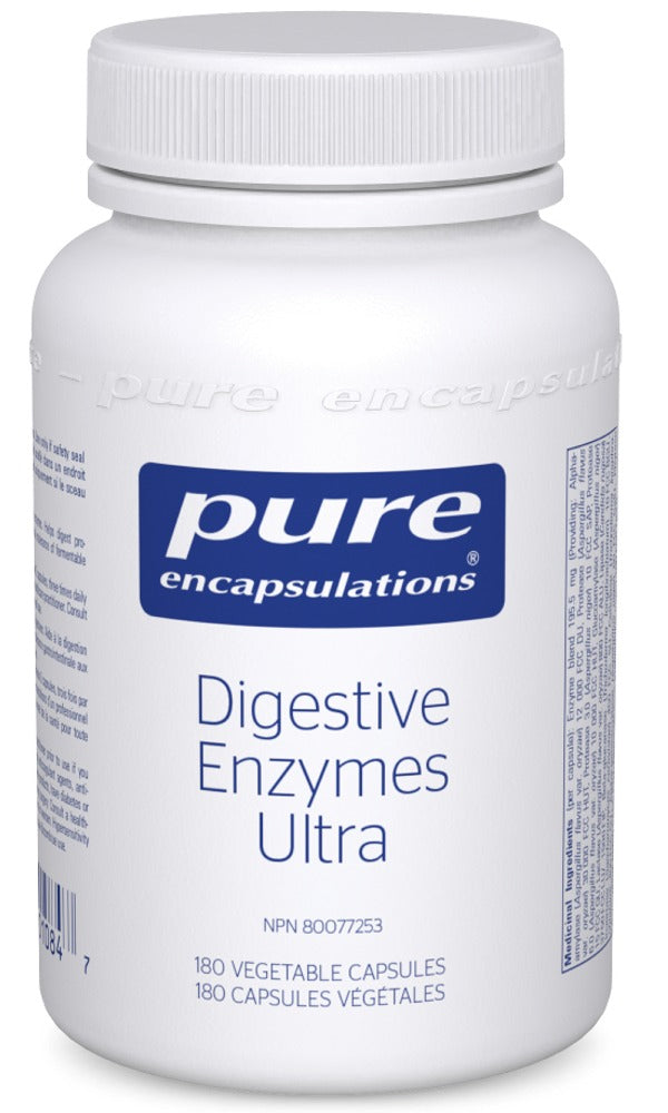 PURE ENCAPSULATIONS Digestive Enzymes Ultra (180 veg caps)
