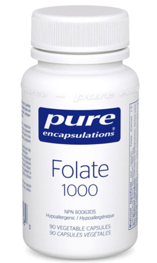 PURE ENCAPSULATIONS Folate 1 000 (90 veg caps)