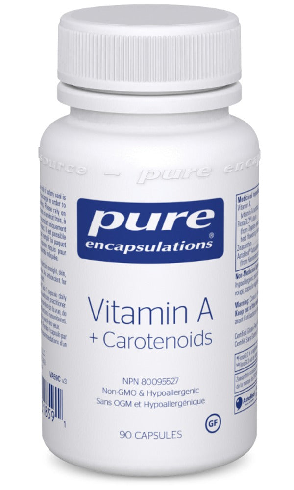 PURE ENCAPSULATIONS Vitamin A + Carotenoids (90 caps)