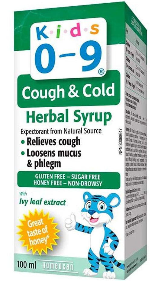 HOMEOCAN Kids 0-9 Cough& Cold Herbal Syrup  (100 ml)