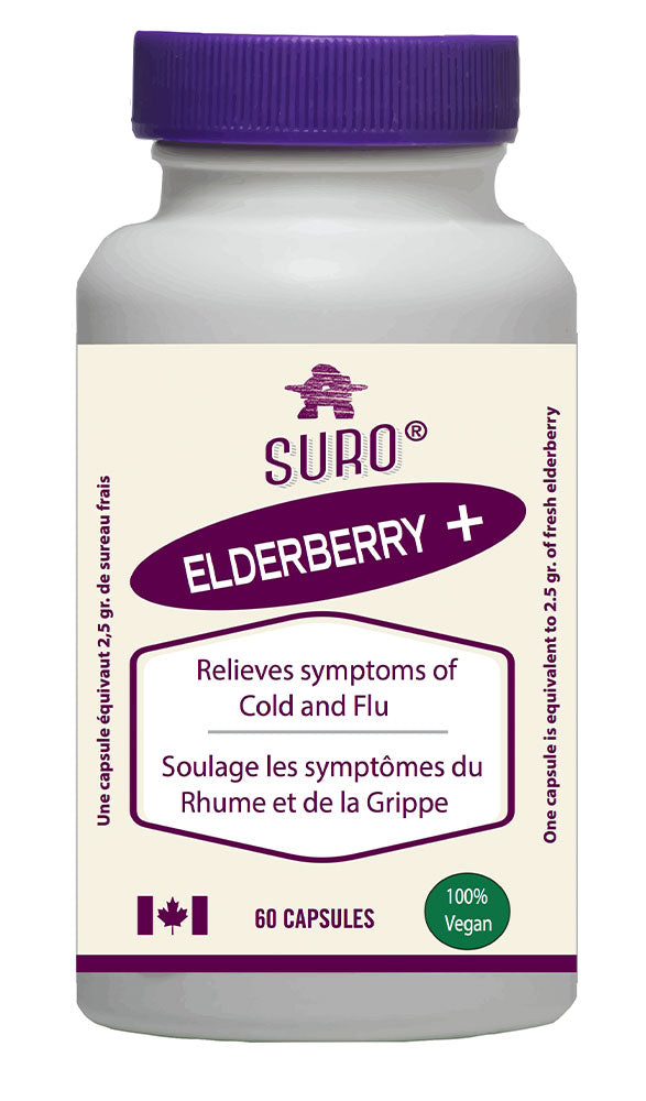 SURO Organic Elderberry (60 Caps)