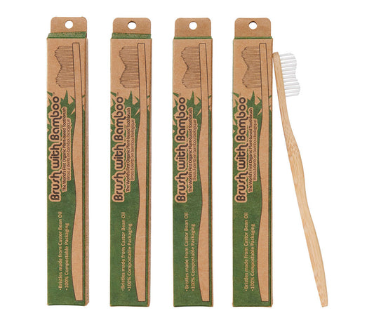 BRUSH WITH BAMBOO Adult Toothbrush