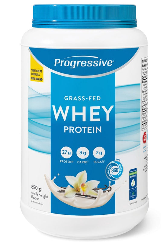 PROGRESSIVE - Grass Fed Whey Protein (Vanilla Delight - 850 gr)