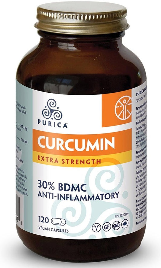 PURICA Curcumin (Extra Strength - 120 V-Caps)