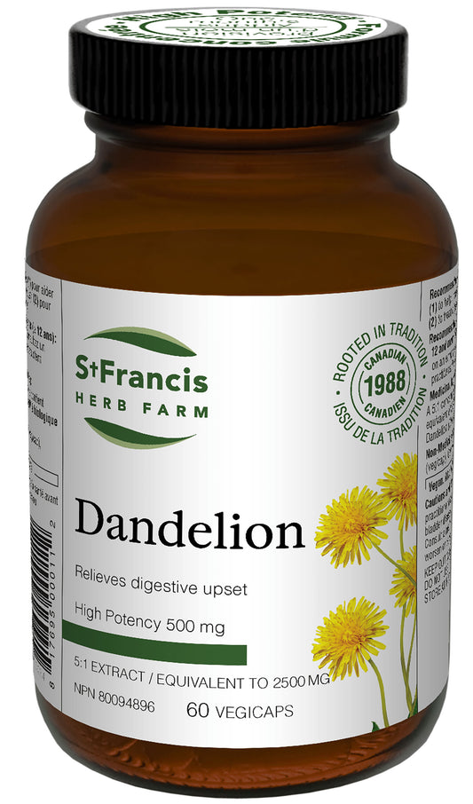ST FRANCIS HERB FARM Dandelion (60 veg caps)