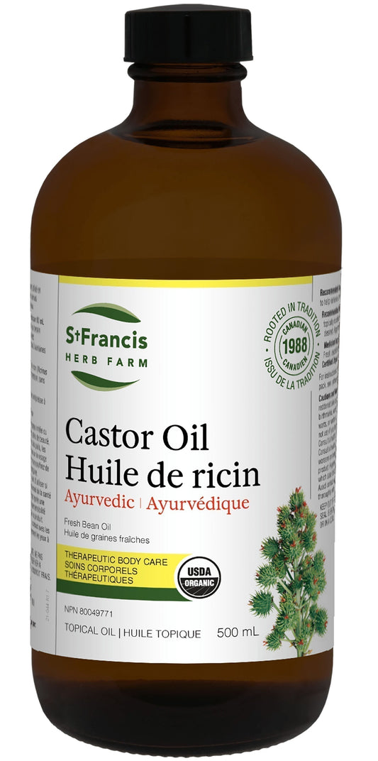 ST FRANCIS HERB FARM Castor Oil (500 ml)