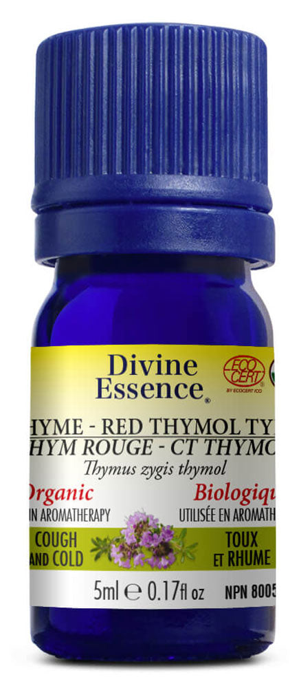 DIVINE ESSENCE Thyme Red - Thymol (Organic - 5 ml)