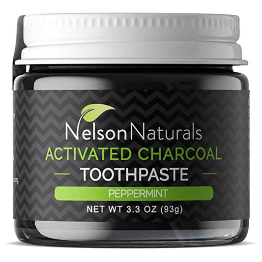 NELSON NATURALS Activated Charcoal Tootpaste (Peppermint - 93 gr)