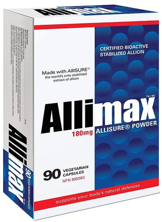 ALLIMAX 100% Stabilized Allicin 180 mg (90 caps)