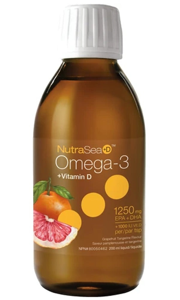 NUTRASEA Omega 3 +D (Grapefruit Tangerine - 200 ml)