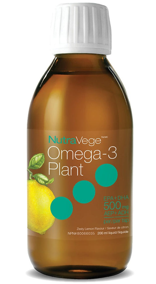 NUTRAVEGE Omega 3 Plant (Lemon - 200 ml)