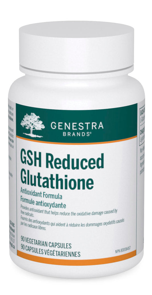 GENESTRA GSH Reduced Glutathione (90 veg caps)