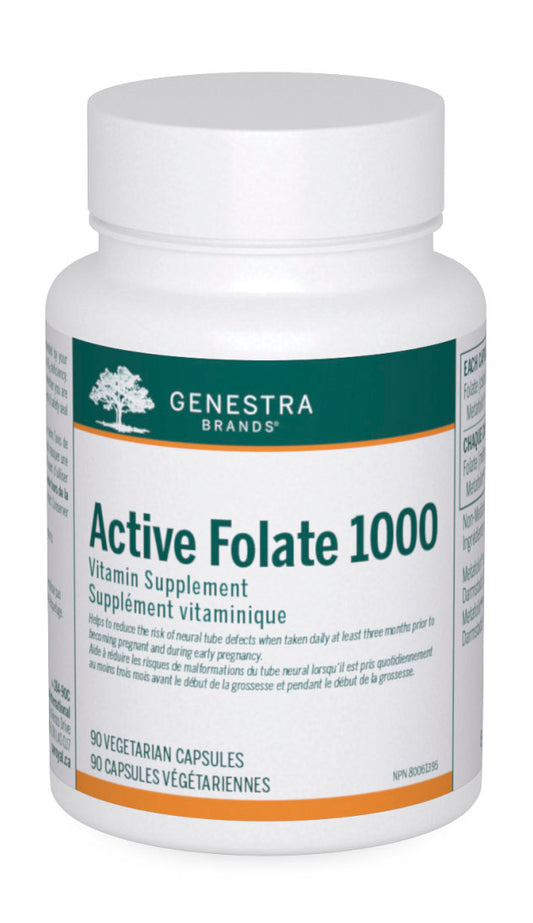 GENESTRA Active Folate 1000 (90 veg caps)